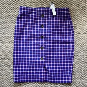 ❗️NWT❗️J. Crew Plaid Pencil Skirt